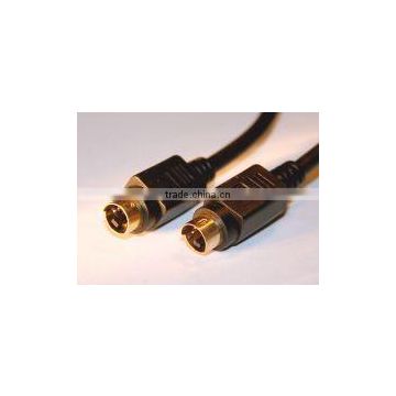 S-Video Male to S-Video Male Cable (GOLD Connectors)