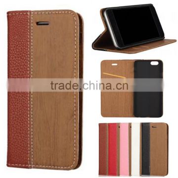 wood flip wallet leather phone case cover for Infocus 100+ 100c m810 812 808 m560 310 2 530 350 330 512