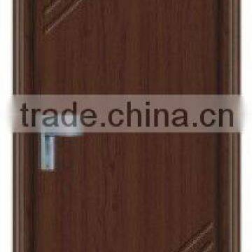 2015 Cheap simple design interior MDF/pvc coated door wood carving doors