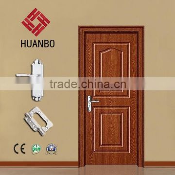 Europe design carved pvc mdf eco-friendly solid wooden doors