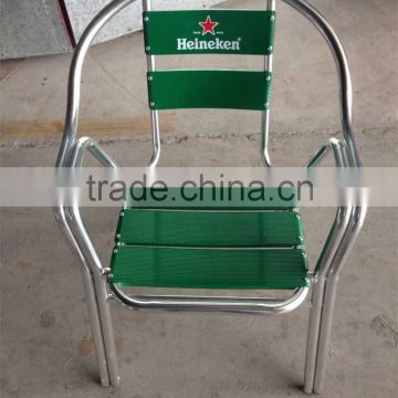 ZT-1046C stronge metal chair with logo in stock