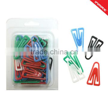 Colorful plastic wholesale boat shaped paper clips