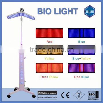 Improve fine lines Professional PDT Skin Care Beauty Red / Blue / Red Led Light Therapy Skin Laser LED Gene Biology Light Skin Rejuvenation Therapy Equipment (BL-001) CE/ISO