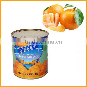 3kg*6tin canned fruit broken mandarin orange