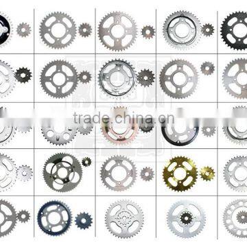 OEM Motorcycle chain sprocket manufacturer bajaj discover 135