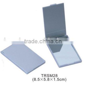 Plastic pocket single side square mirror/mini cosmetic mirror