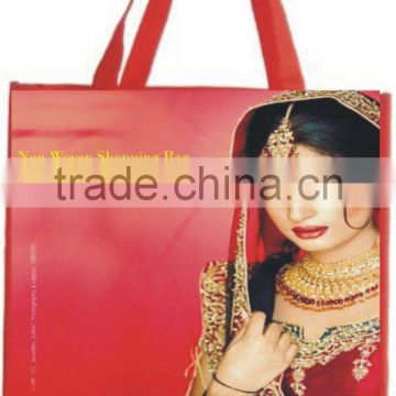 Non Woven shopping bags with printed photos