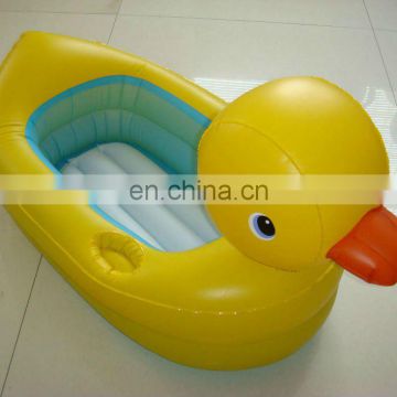 inflatable duck shape children bath tube