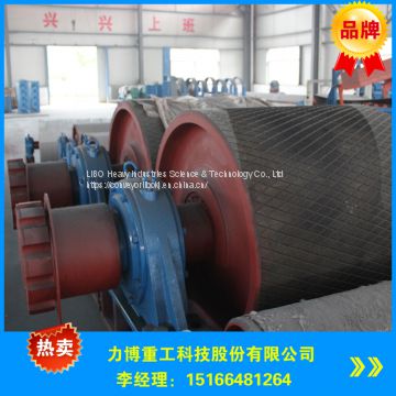 conveyor pulley drum for drive unit