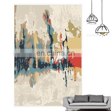 House hold modern digital printing flannel polyester carpet