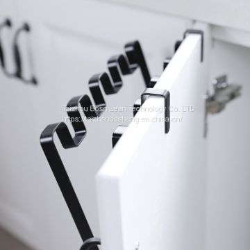 Kitchen Trash Bag Hanger Japanese-style Iron Art Can Hang Storage Cabinet Door Back Trash Rack