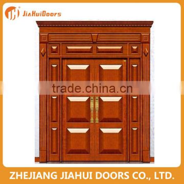 Factory price wooden door grill design high quality
