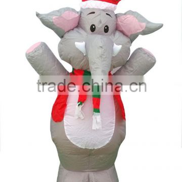 Christmas decoration inflatable elephant for sale