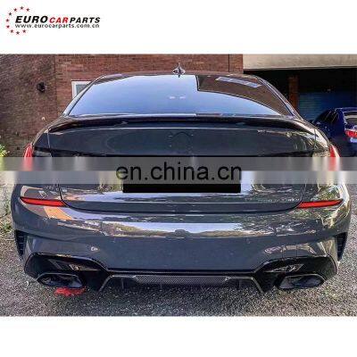 3series g20 rear diffuser with exhaust tips pp material back lip fit for g20 tail lip g20 Tail pipe