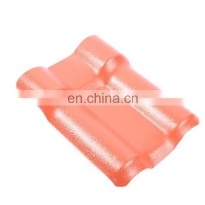 New Building Material Corrugated PVC UPVC Spanish ASA Synthetic Resin Roof Tiles for industry villa home