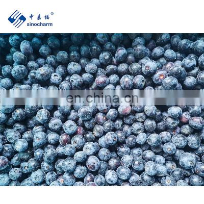 Sinocharm Top Grade Organic Nutrient-rich IQF Blueberry Frozen Blueberry