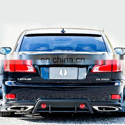 Runde Car Modification Resin Material Old Lexus Upgrade IS300 Body Kit For 2006-2012 Lexus IS250 Aimgain Style Rear Bumper