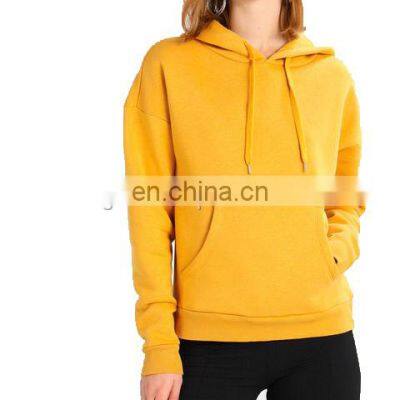 OEM Women Clothing Custom Logo High Quality Heavy Fleece Cotton Fabric Pullover Hoodie With Sweatshirts