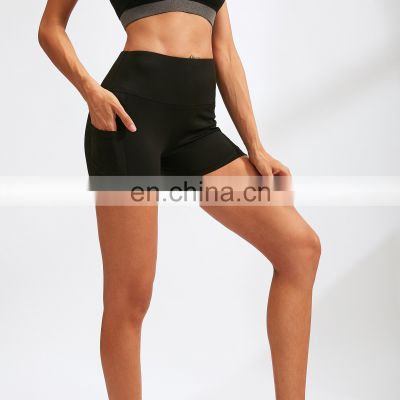 seamless yoga running shorts with pocket high waisted gym seamless pants girl plus size but lift pants workout shorts for women