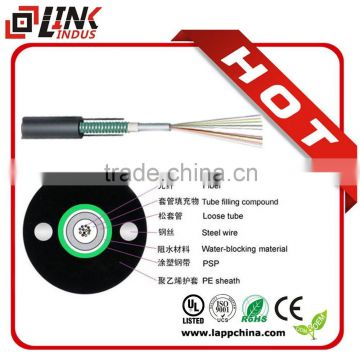long-distance communication and LAN Central tube cable aerial 24 core multimode fiber optic cable