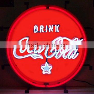 outdoor use customized glass neon light sign