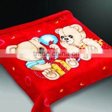 100% polyester printed super quality baby blanket