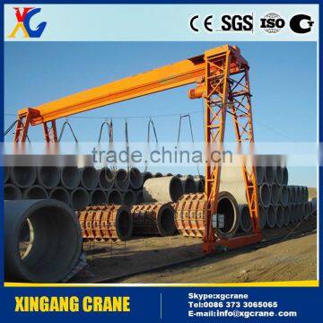 Europe style 4 wheel gantry crane 5 ton