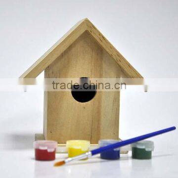 EDUCATIONAL TOYS DIY PAINTING BIRD HOUSE FOR KIDS