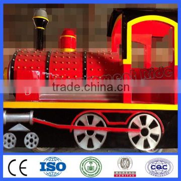 Kids trackless real train electric kids ride 48v