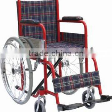 Chinese manufacturer 2016 steel manual wheelchair for children HOT SALE ITEM