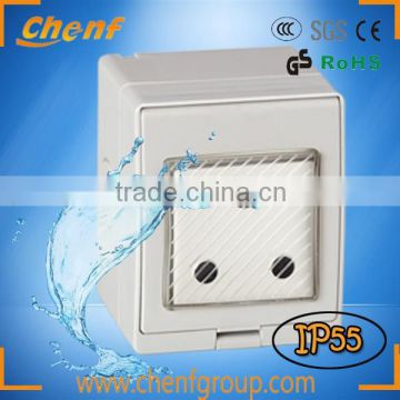 CE Approval IP55 Electric Waterproof Switch and Socket for Bathroom