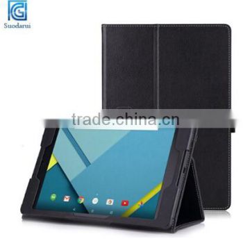 For Google Nexus 9 Book Stand Leather Tablet PC Wake and Sleep Case Cover