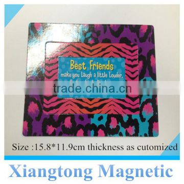Size: 15.8*11.9cm best friends Magnet Photo Frames/Paper Magnetic Refrigerator Photo Frame /Photo Frame with Magnets