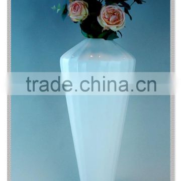Moderm ceramic dry flower pot geometrical pattern vases