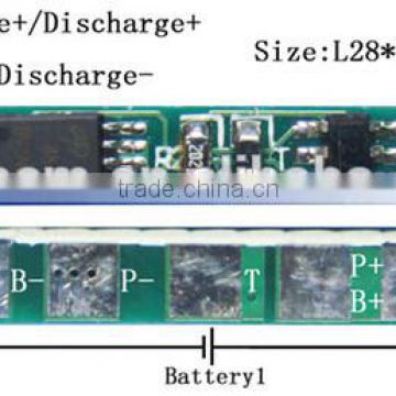 PCM/BMS/PCB For 3.7V(1S) Li-ion Battery Packs battery bms furniture,smart bms