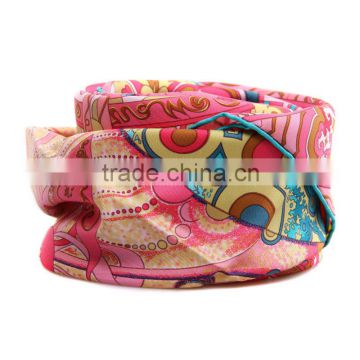 110*110cm CUSTOMIZED pure silk lady scarf professional factory