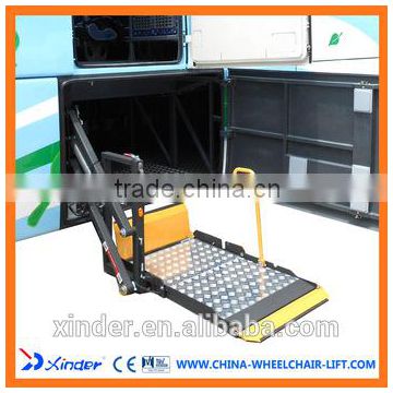 WL-T-1000G Rotating Hydraulic Wheelchair Bus Lift for Disabled