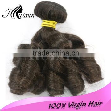 Huixin hair/top grade 100% remy human hair/natural black style hair for African