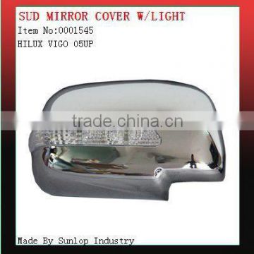 Toyota Hilux Vigo body kits #001545 SIDE MIRROR COVER WITH LIGHT for Hilux Vigo 2012