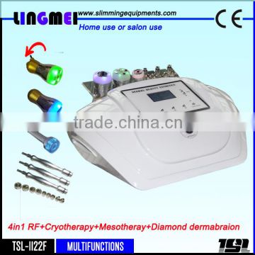 Popular lingmei silk peeling machine With RF, Mesotherapy & Cryotherapy, silk peel machine
