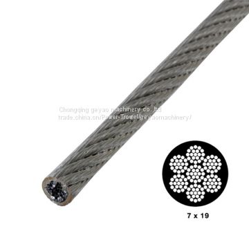 Vinyl Coated Galvanized Steel Cable 7x19-Aircraft Cable(Linear Foot)