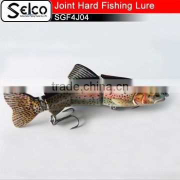SGF4J04 Four-section Trout Joint plastic lure 6.5"