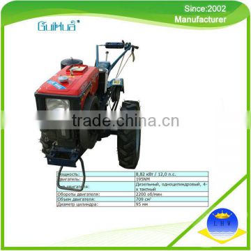 12HP hand start mini tractor made in China