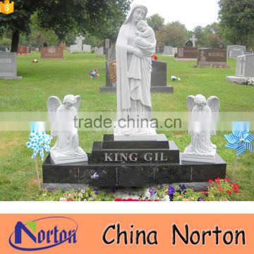 Wholesale carved angel cheap price for tombstones statue NTGT-432A