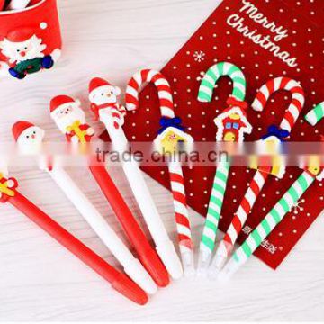 Cheap Lovely Christmas Gift Craft Pen Santa Claus Ballpoint Pen For Christmas Decoration