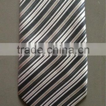 Custom made striped jacquard woven men's polyester tie,good quailty with competitive price