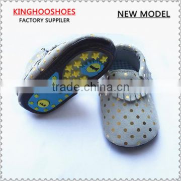 rubber sole baby moccasins suede baby shoes