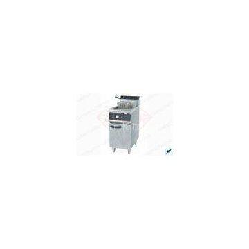 2 Basket Electric Deep Fryer , 10KW Stainless Steel Deep Fryers