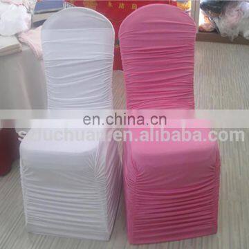 Customized Banquet Stretch Ruched Restaurant Chair Covers
