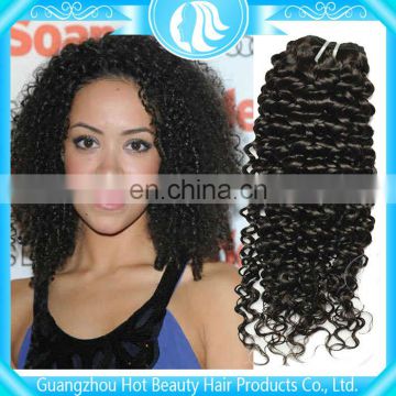 Guangzhou Honest Supplier 100% Peruvian Kinky Curl Bulk Hair